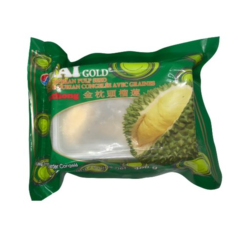 THAI GOLD - Gold Durian Pulp with Seed