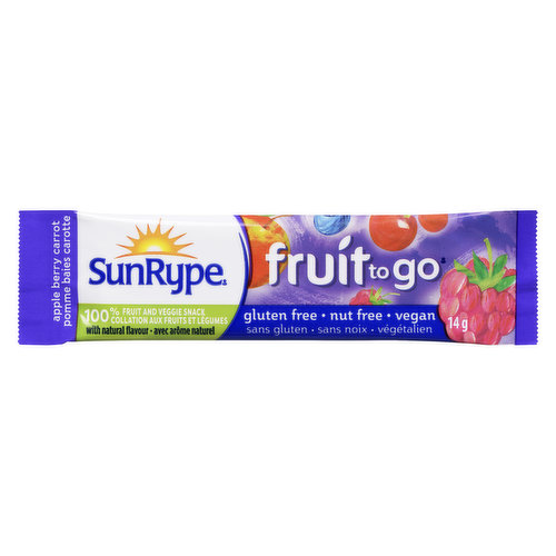 Sunrype - Fruit To Go Berry Mania