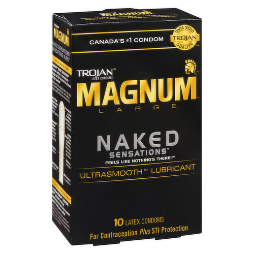 Trojan - Magnum Naked Sensations Condoms Large