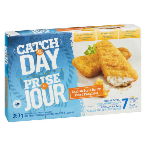Catch Of The Day - Fish In Batter - English Style Batter