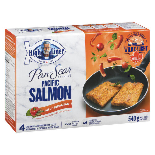 High Liner - Pan Sear Wild Pacific Salmon - Mediterranean