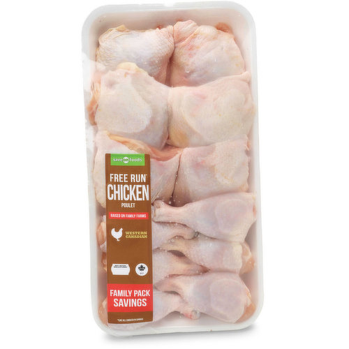 Save-On-Foods - Drumsticks & Thighs Back Attached. Fresh. Family