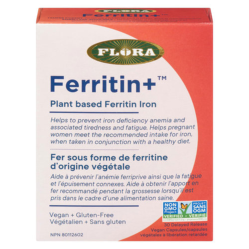 Flora - Ferritin+ Plant Based Ferriton Iron