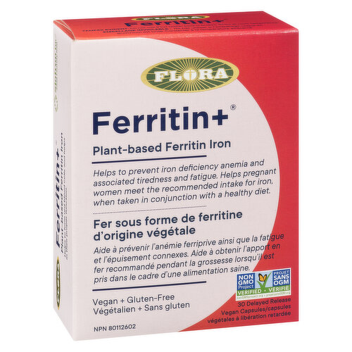 Flora - Ferritin+ Plant Based Ferriton Iron