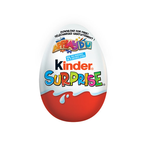 Kinder - Surprise Milk Chocolate Eggs with Toys, Pink