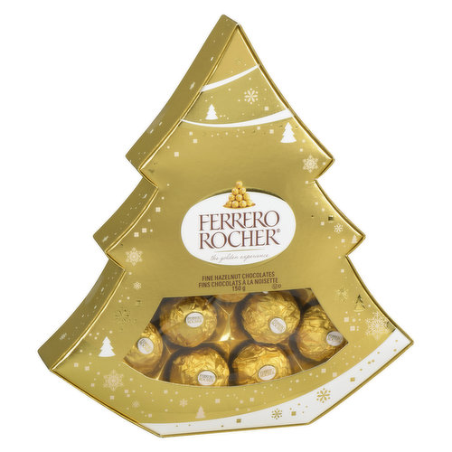 Ferrero - Rocher Fine Hazelnut Chocolate Pine Shaped Gift Box