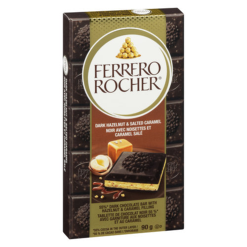 Ferrero - Rocher Premium Chocolate, Dark Chocolate Hazelnut and Salted Caramel