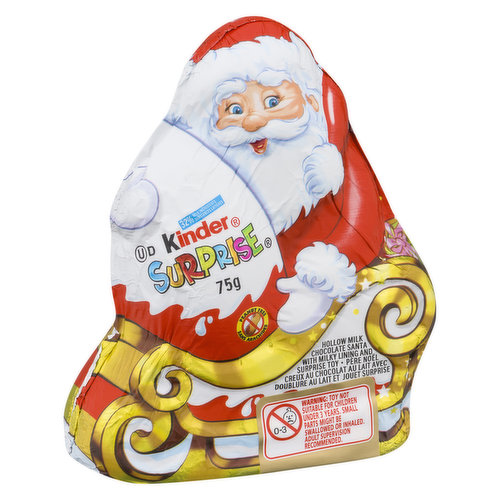 Surprise Milk Chocolate Christmas Egg with Toy, Classique, 100 g