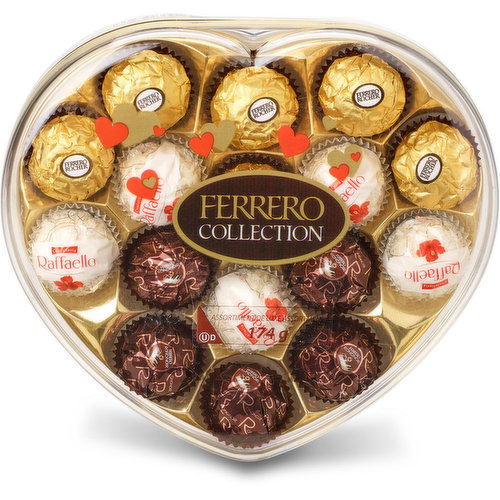 Ferrero - Fine Assorted Chocolats in Heart Shaped Box