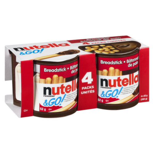 Nutella & Go Breadstick, 4 Count