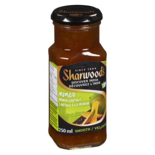 Juicy Mango varieties combined to provide a Delicious, Sweet Chutney. Mild & fruity<br />Free from artificial colors, flavours and preservatives. Suitable for vegetarians.
