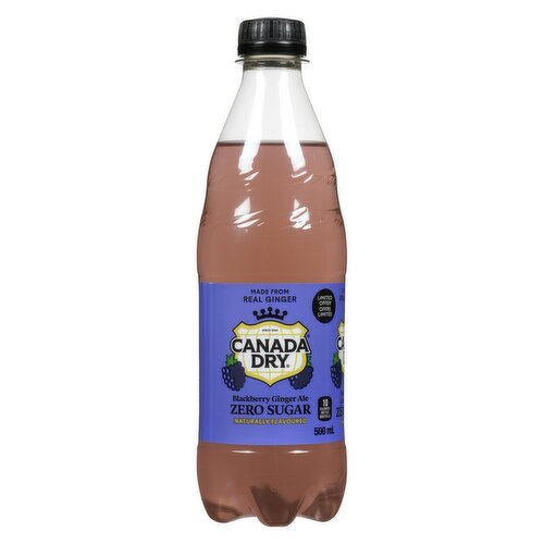 Canada Dry - Blackberry Ginger Ale Zero Sugar