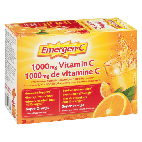 Emergen-C - Vitamin C,Super Orange