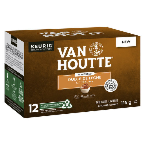 Van Houtte - Coffee Keurig Pods, Dulce De Leche Light Roast 12 Pack