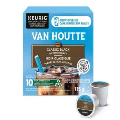 Van Houtte - Classic Black Coffee Brew Over Ice K Cups