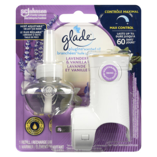 Glade - PlugIns Scented Oil Starter Kit- Lavender/ Vanilla