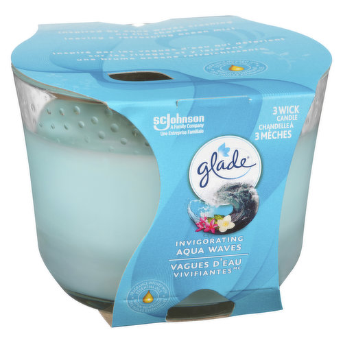 Glade - Large Jar Candle Invigorating Aqua Waves