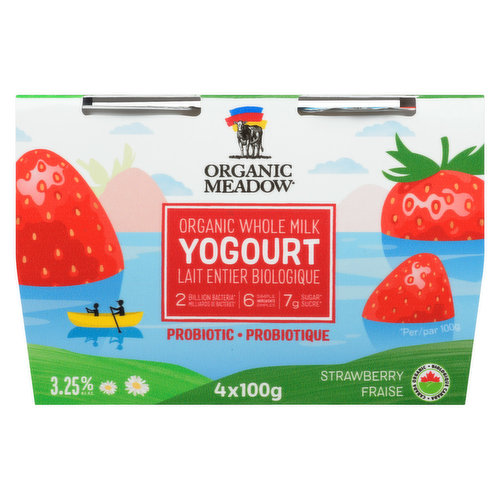 Organic Meadow - Yogurt Strawberry