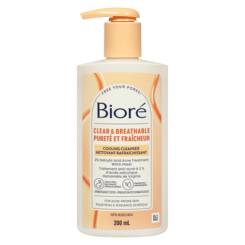 Biore - Biore Pore Clrfying Cooling Cleanser