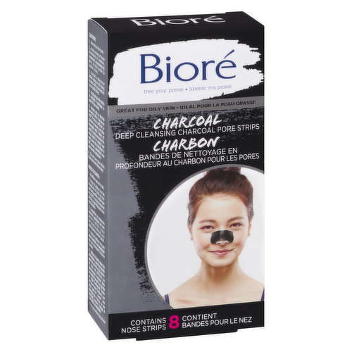 Biore - Deep Cleansing Charcoal Pore Strips