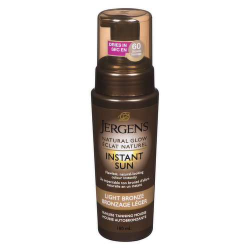 Jergens - Instant Sun Sunless Tanning Mousse - Light Bronze