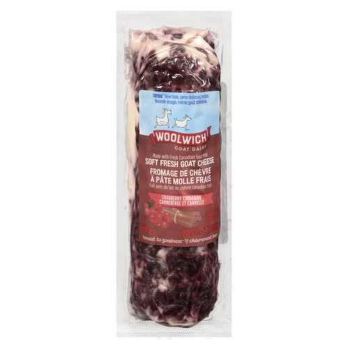 Woolwich Dairy - Goat Cheese Log - Cranberry Cinnamon