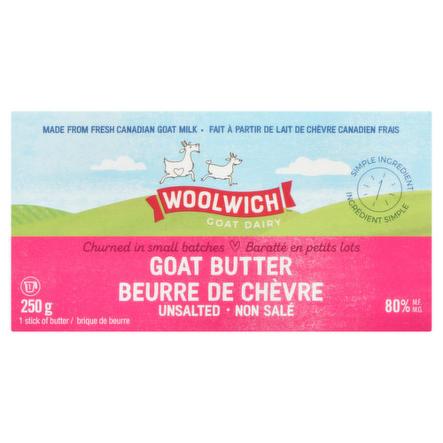Woolwich Dairy - Goat Butter Unsalted