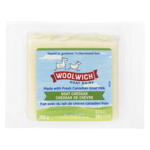 Woolwich Goat Dairy - Goat Milk Cheddar Cheese