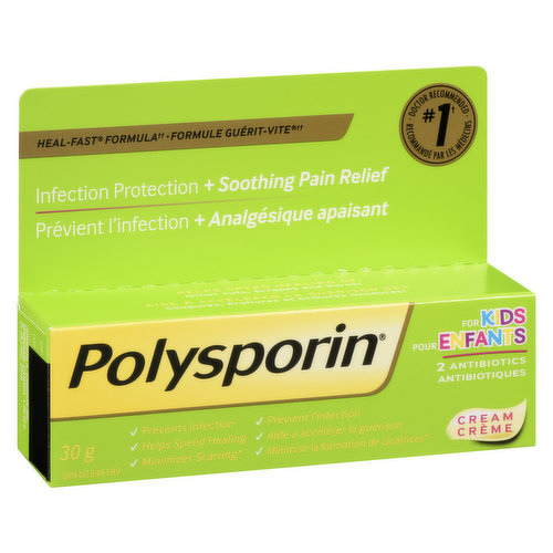 Infection protection + soothing pain relief.