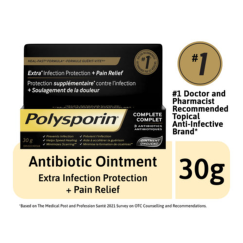 Polysporin - Complete 3 Antibiotics Ointment