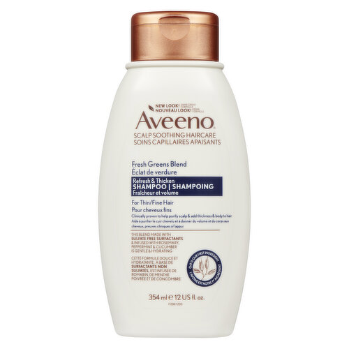 Aveeno - XCAveeno Fresh Green Blend Shampoo