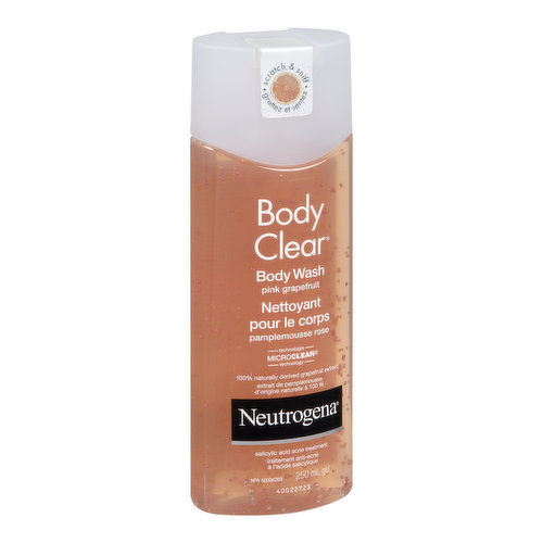 Neutrogena - Body Clear Body Wash - Pink Grapefruit
