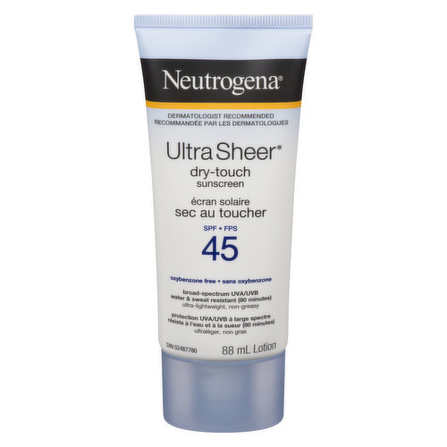 Neutrogena - Sunscreen - Ultra Sheer Dry Touch SPF45