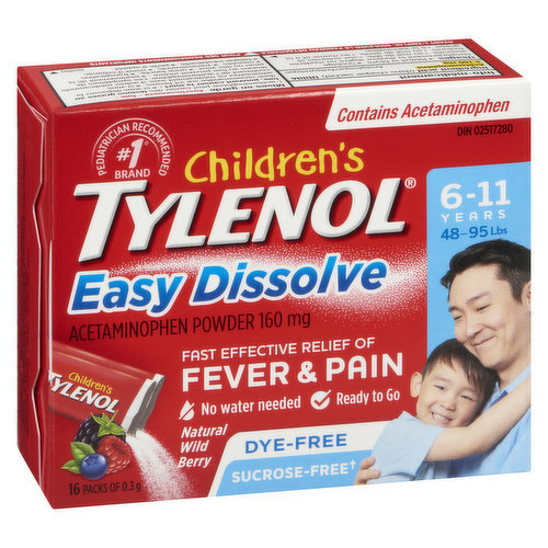 Tylenol - Tyenol Child Berry Easy Dissolve