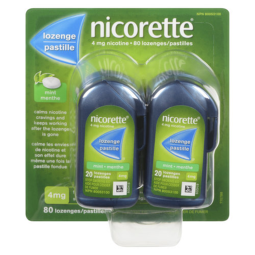 Nicorette - Mint Lozenges 4mg