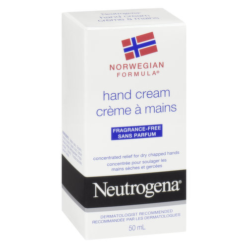 Fragrance-Free. Concentrated Relief for Dry Chapped Hands. Dermatologist Recommended.