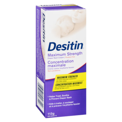 Desitin - Diaper Rash Cream - Maximum Strength