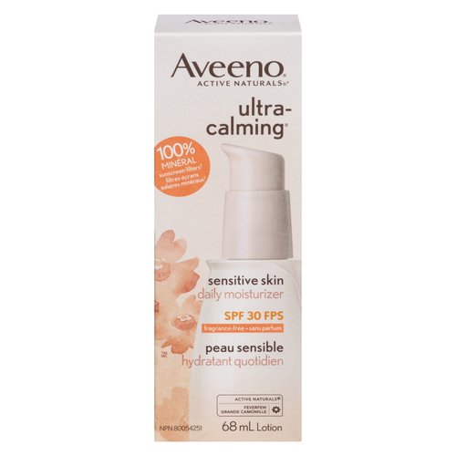 aveeno calming spf 30