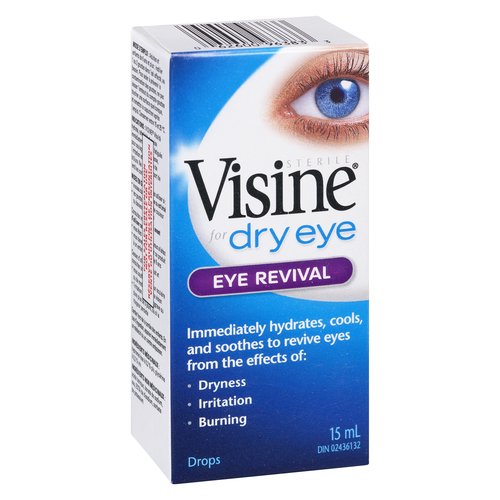 Visine Dry Eye Relief Tired Eye Lubricant Eye Drops, Oz