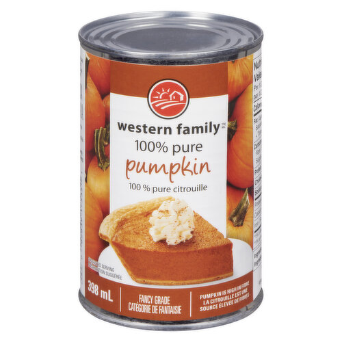 Western Family - 100% Pure Pumpkin Filling