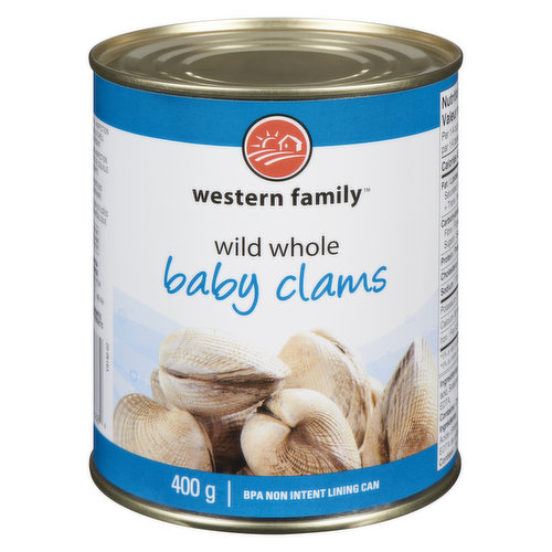 Western Family - Whole Baby Clams