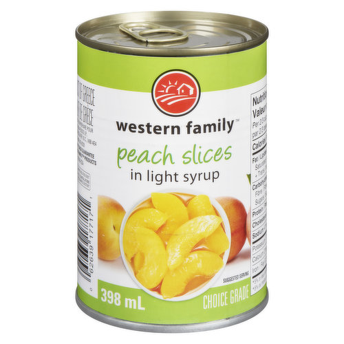 Western Family - Sliced Peaches in Light Syrup