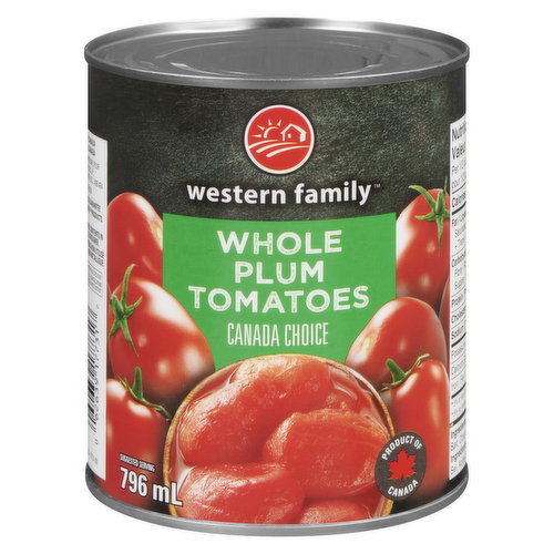 Western Family - Whole Plum Tomatoes