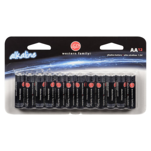 Western Family - Alkaline Batteries - AA