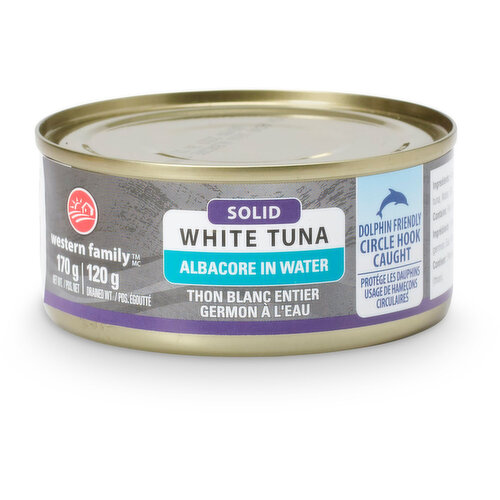 Western Family - Solid White Tuna Albacore In Water