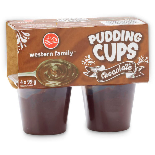 Western Family - Pudding Cups, Chocolate