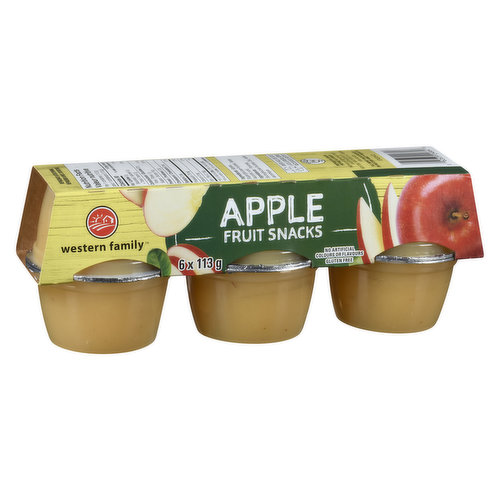 Western Family - Apple Fruit Snack Cups