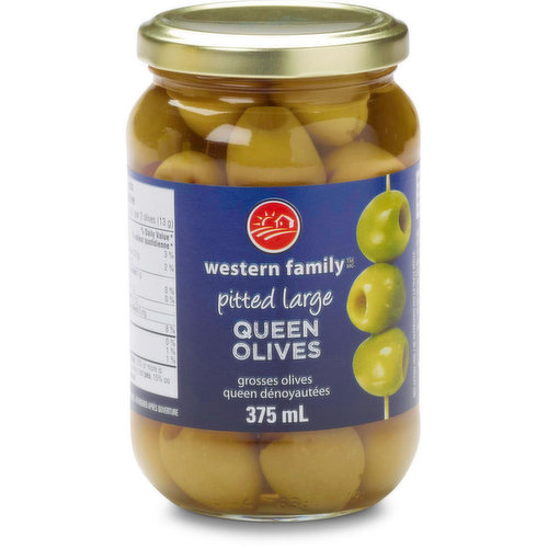 Western Family - Pitted Large Queen Olives