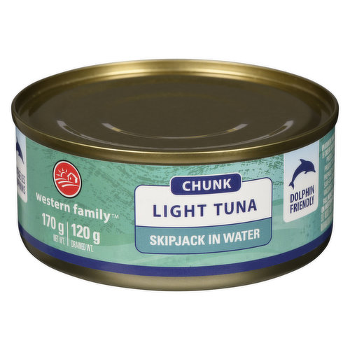 Western Family - Chunk Light Tuna, Skipjack in Water