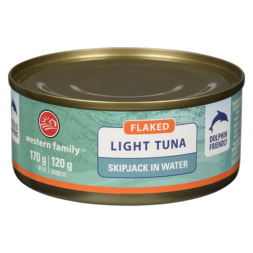 Western Family - Flaked Light Tuna, Skipjack in Water